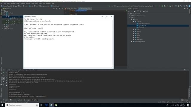 How to connect Firebase to Android Studio 2019 смотреть онлайн