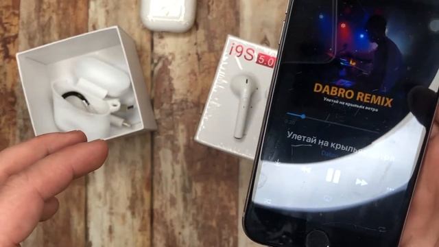 Синхронизация и управление наушников i9s TWS смотреть онлайн