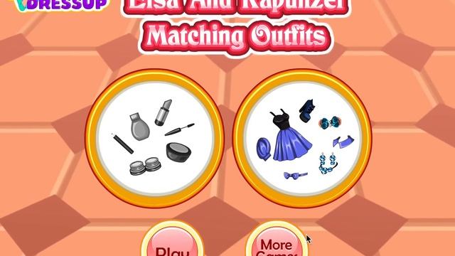 Одежда и Макияж Эльзы и Рапунцель одень в Школу смотреть онлайн