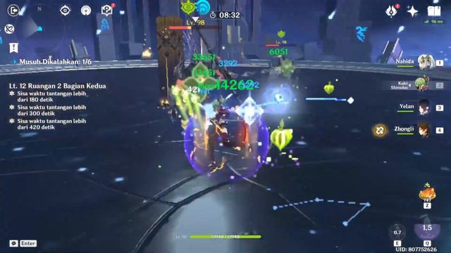 Genshin Impact - C2 Raiden Team & C0 Nahida Team vs Floor 12 : Spiral Abyss 3.5 смотреть онлайн