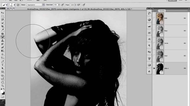 Selección De Pelo (Cambio De Fondo) / Parte 1 De 2 / Photoshop Para Niños Malos