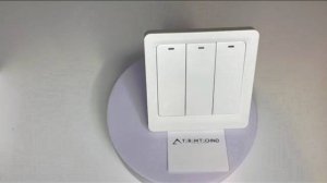 Умный трехклавишный выключатель WiFi+Bluetooth TeremTechno с Алисой УНИВЕРСАЛЬНЫЙ белый 'KL-VK-3-бел