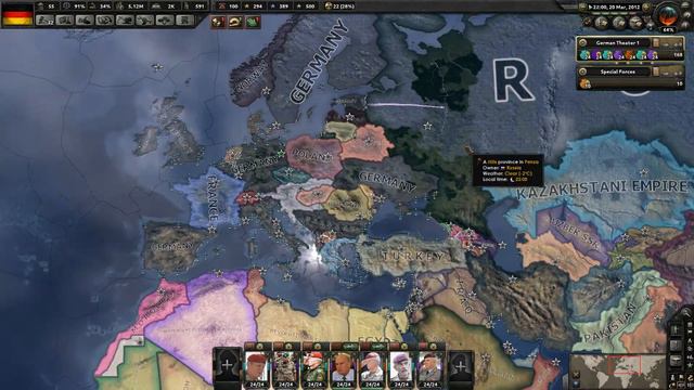 Hearts Of Iron IV: Millennium Dawn Mod - Germany | Building For The Bear | Part 13 смотреть онлайн