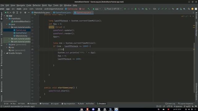 Android Game Tutorial - THE GAME LOOP - Ep03 смотреть онлайн