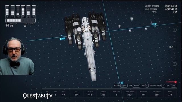 Starfield SSV Normandy SR2 Ship Build