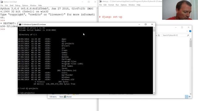 Python Basics Tutorial Django Set up смотреть онлайн