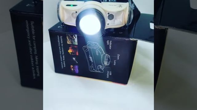 Налобный светодиодный фонарь с бесконтактным управлением FA-T103 Zoom. смотреть онлайн