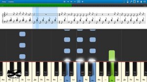 Сектор Газа - Бомж (на пианино Synthesia cover) Ноты и MIDI