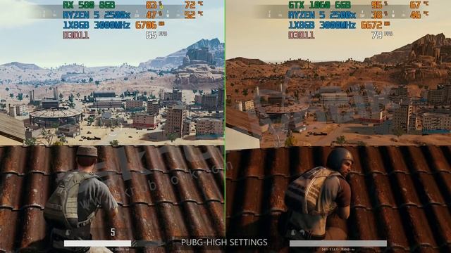 Ryzen5 2500X RX580 vs GTX1060 Game Benchmarks Compare ! смотреть онлайн