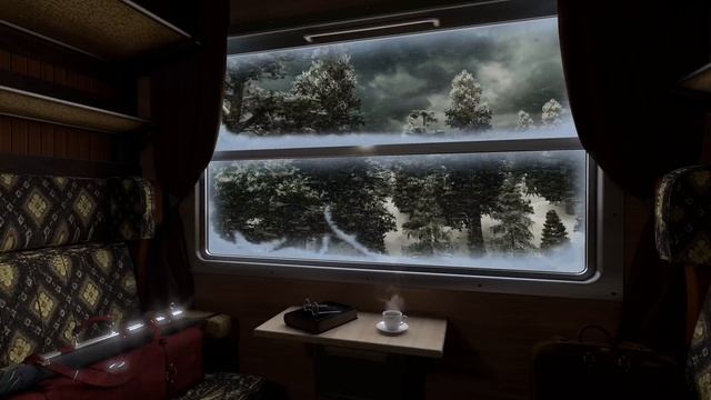 [Volume Up]Relaxing Train Sounds | Let's Take The Train And Go On A Trip To A Snowy Landscape 8Hour