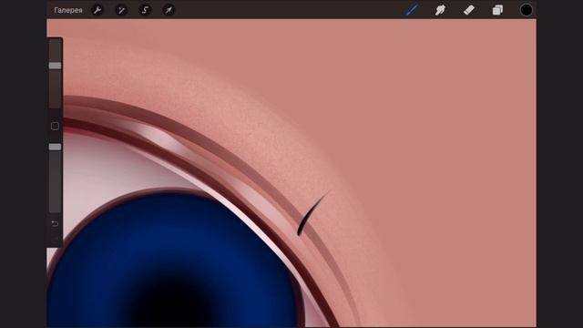 Как нарисовать мультяшные глаза с нуля? | procreate | evanik.art смотреть онлайн
