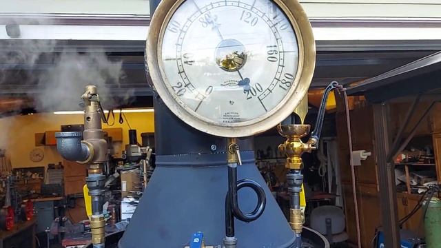 FOR SALE Steam Engine Boiler Pump Whistle Off Grid Live Steam Engine Ross Bendixen American Steam смотреть онлайн