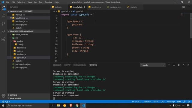 GraphQL Yoga & Mongoose con Babel | Ejemplo Práctico смотреть онлайн