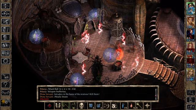 Baldur's Gate 2 - No Reload - SCS Insane - Double Damage - Part 10, Qilue and Demon Knights смотреть онлайн