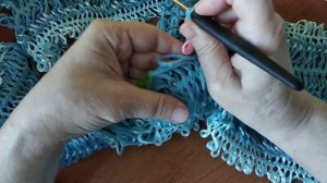 Пляжная туника на вилке. Мастер-класс. #ВязаниесЛюдмилойТен