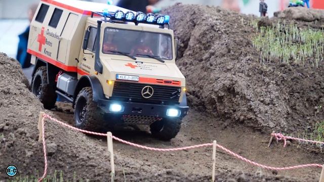 RC RESCUE CRAWLER TRUCKS 1/10 SCALE - Cross Rc HC6 & Traxxas TRX4 & DRK Unimog