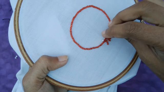 Hand Embroidery: How to Make Realistic Pomegranate by Beads | DiyRoll смотреть онлайн