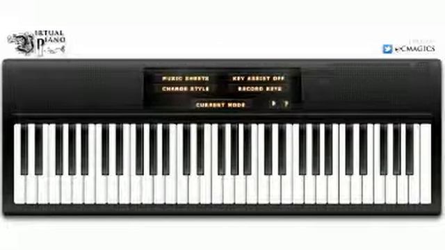 Virtual Piano Metallica The Unforgiven III Intro смотреть онлайн