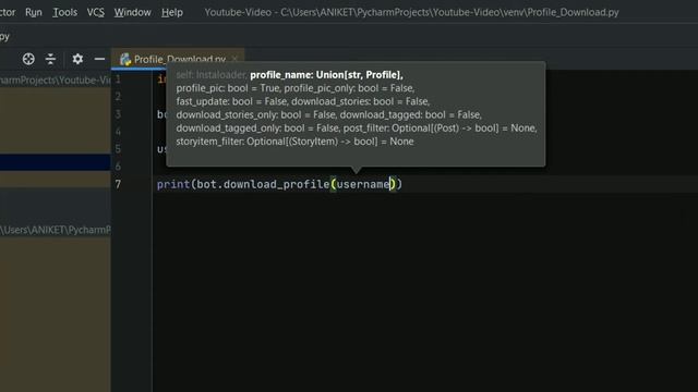 Download Profile Picture from Instagram By Using Python | Mini - Project смотреть онлайн