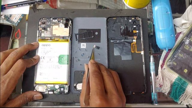 Oppo A55 Disassembly / Oppo a55 Teardown / oppo a55 back plane remove смотреть онлайн