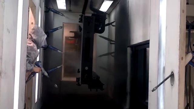 Порошковая покраска рамы тягача МАЗ-5440Е9 смотреть онлайн
