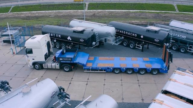 SINANLI TANKER низкорамный полуприцеп-трал. ОБЗОР. смотреть онлайн