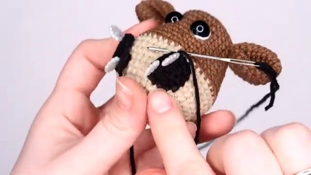 Мастер-класс: Бычок крючком. Символ 2021 года. Часть 5. смотреть онлайн