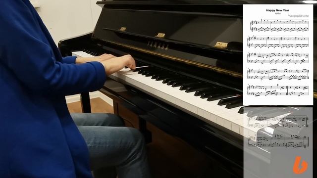 ABBA Happy New Year на фортепиано | 3 месяца уроков c LaLa Lady #abba #piano смотреть онлайн