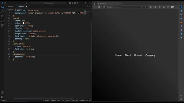 Active on tab menu Navigation bar | indicator |@beginnertutorialBT смотреть онлайн