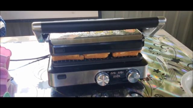 Жарим тосты на гриле POLARIS PGP 2302D смотреть онлайн