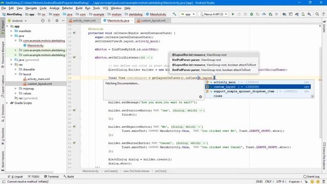 Custom Dialog EditText in Android Studio - Part 3 смотреть онлайн
