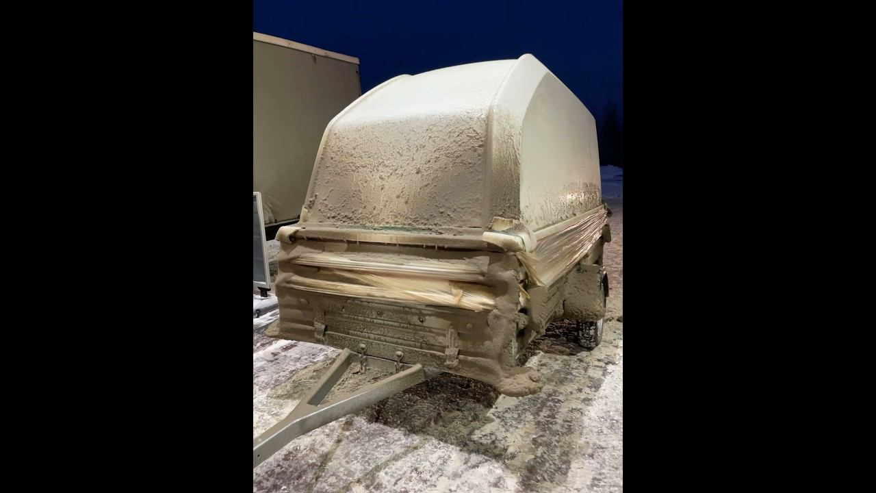 Как выглядит прицеп зимой? Кто знает, почему прицеп так сильно пачкается? Напишите в комментариях смотреть онлайн