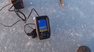 Приспособил датчик эхолота Garmin Striker 4dv для подледной рыбалки