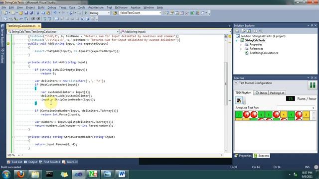 TDD StringCalculator Kata - Part1 смотреть онлайн