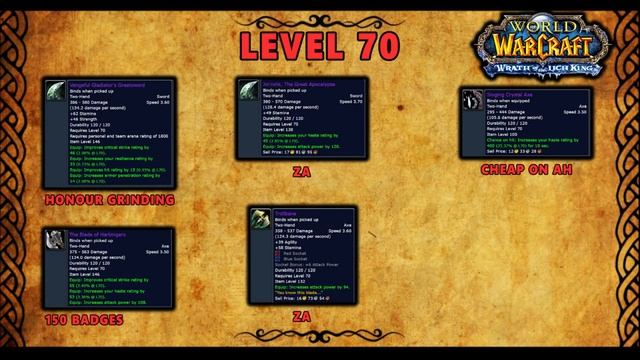 Death Knight Weapon Progression Level 58-80 for Classic Wrath смотреть онлайн