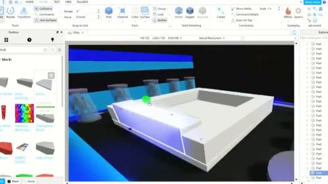 The Process Of Me Making A Spaceship With Roblox Studio смотреть онлайн