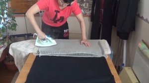 Декатируем пальтовую ткань, готовим к раскрою