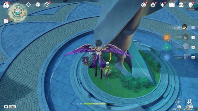 Gift at Lord Barbatos feet Genshin Impact Fecund Blessings смотреть онлайн