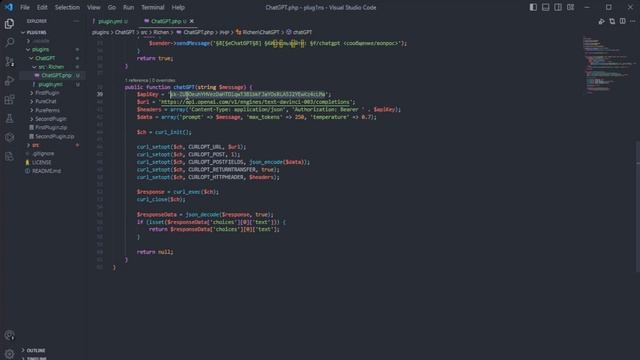 #3 Создаем свой плагин ChatGPT нейросеть в Minecraft PE | Pocketmine | PHP смотреть онлайн