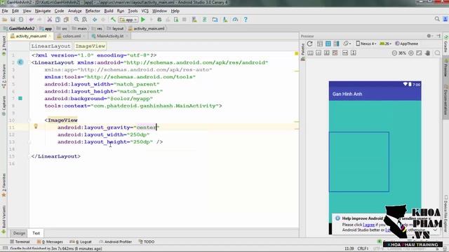 Lập trình Android (Kotlin) - Bài 17: ImageView - Gán hình ảnh смотреть онлайн