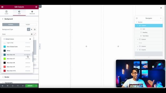 Elementor - Off Canvas Menu with Hover Reveal Columns and Details смотреть онлайн