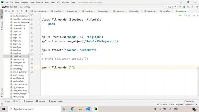 Multiple Inheritance in Python | Beginners Mate Python | #61 смотреть онлайн