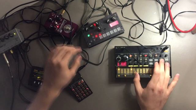 Noisy jam - 3 (Pocket operator 28, Microgranny 2.4, Monotron delay, Volca beats, Reverberry) смотреть онлайн
