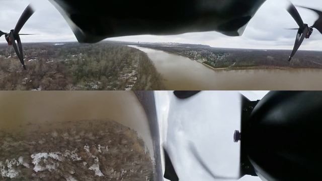 Смотреть в мах качестве. Съемка 360 половодья Мелькомбинат, г.Уфа совместно с МЧС смотреть онлайн