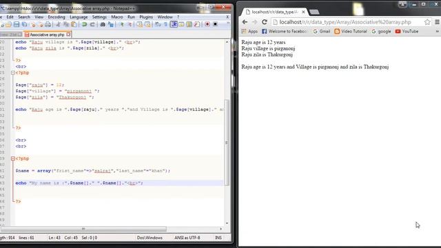 26. How to use Associative array in php смотреть онлайн