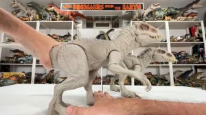 NEW Jurassic World Camouflage 'N Battle Indominus Rex Toy Unboxing & Review 4K / collectjurassic.co