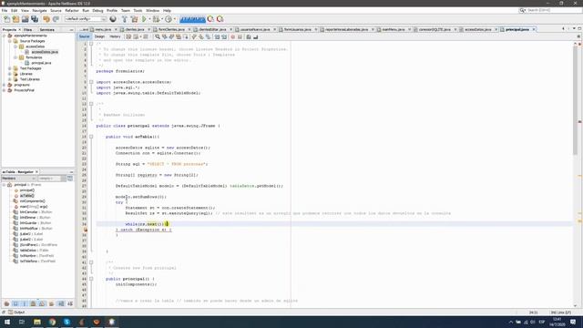 Mantenimiento de Datos básico en Java, utilizando NetBeans. смотреть онлайн