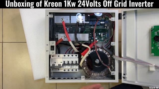 Unboxing of Kreon 1Kw 24V Off Grid Inverter with AC Charger смотреть онлайн