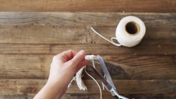 DIY Tassel Chandelier | Anthropologie Inspired and Hardwired