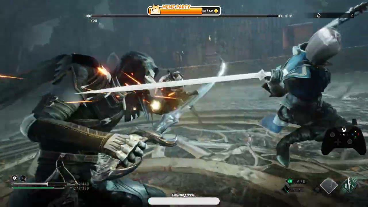 Босс Урд, бой в 2 стадии Thymesia..! смотреть онлайн